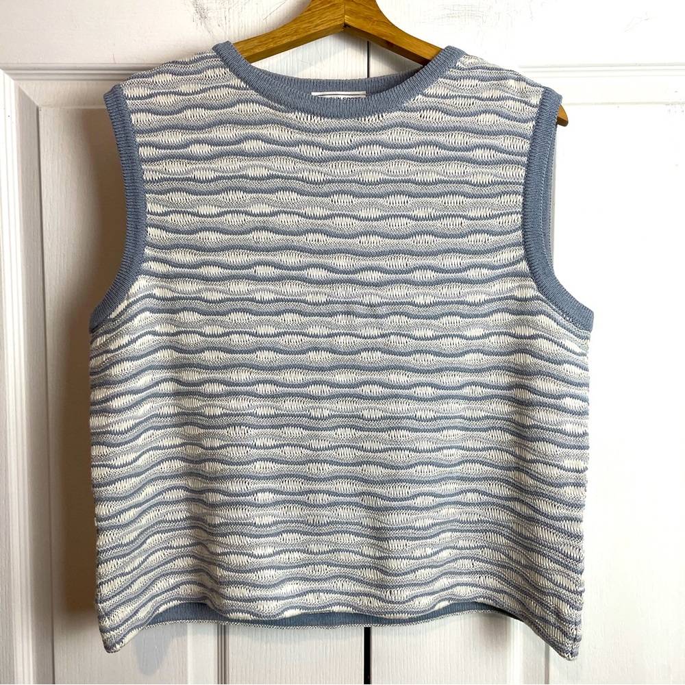 ST. JOHN Metallic Knit Top
